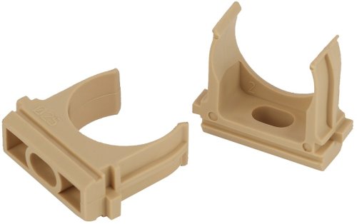 Клипса для гофры Эра Д=25 сосна (уп. 10шт) картинка